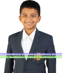 Blazer , Navy Blue with Stripes , Agarwal Public School - Winter Uniforms