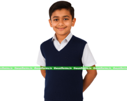 Half V-neck Sweater - Sri Sathya Sai Vidya Vihar